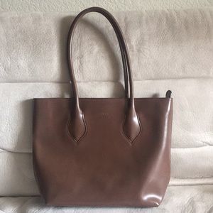 Leather Furla Tote